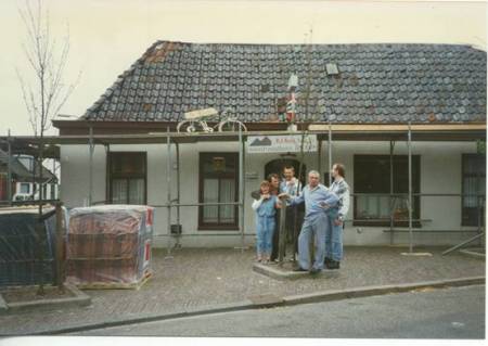 Toen de keeper weg was moest er natuurlijk een foto worden gemaakt.